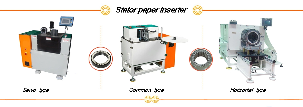 Insertado de papel de ranura para estator de motor de CA de tres fases simples 1
