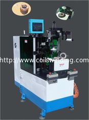 Double end stator lacer with servo index and knot tying system.