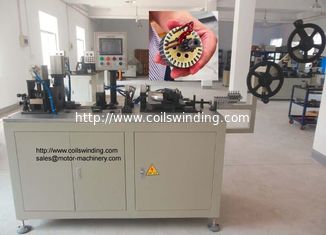 Coil winding and forming machine for starter armature