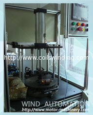 Place And Insert Copper Wire To Commutator For Armature Production Hydraulic Device