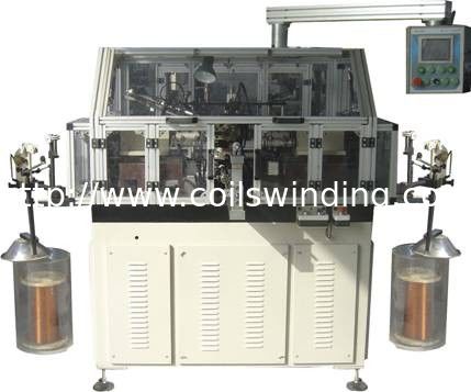 Two Flyer Fully Automatic Winder Lap Winding Machine For Wiper Mixer Motor W