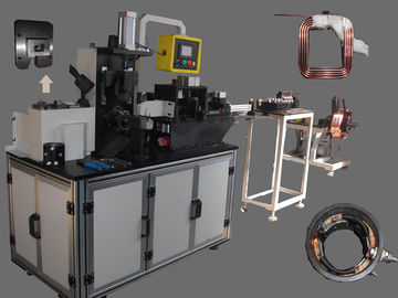 Conductor forming and winding magnetic field coil winding for starter stator manufacturing
