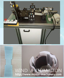 Two Pole Stator Universal Electric Motor Slot Cell Insulation Mylar Paper Handling Forming Machine
