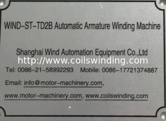 Armature Winder For Slotted Type Commutator Vacuum Cleaners Hammers Power Tool WIND-ST-TD2B Video
